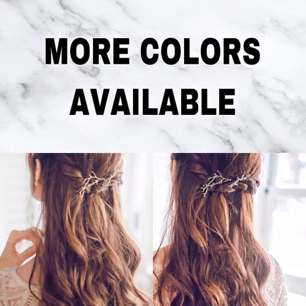 ⚜️[𝟯/$𝟭𝟴]⚜️Big Gold Twig Hairpin NEW - Picture 8 of 9